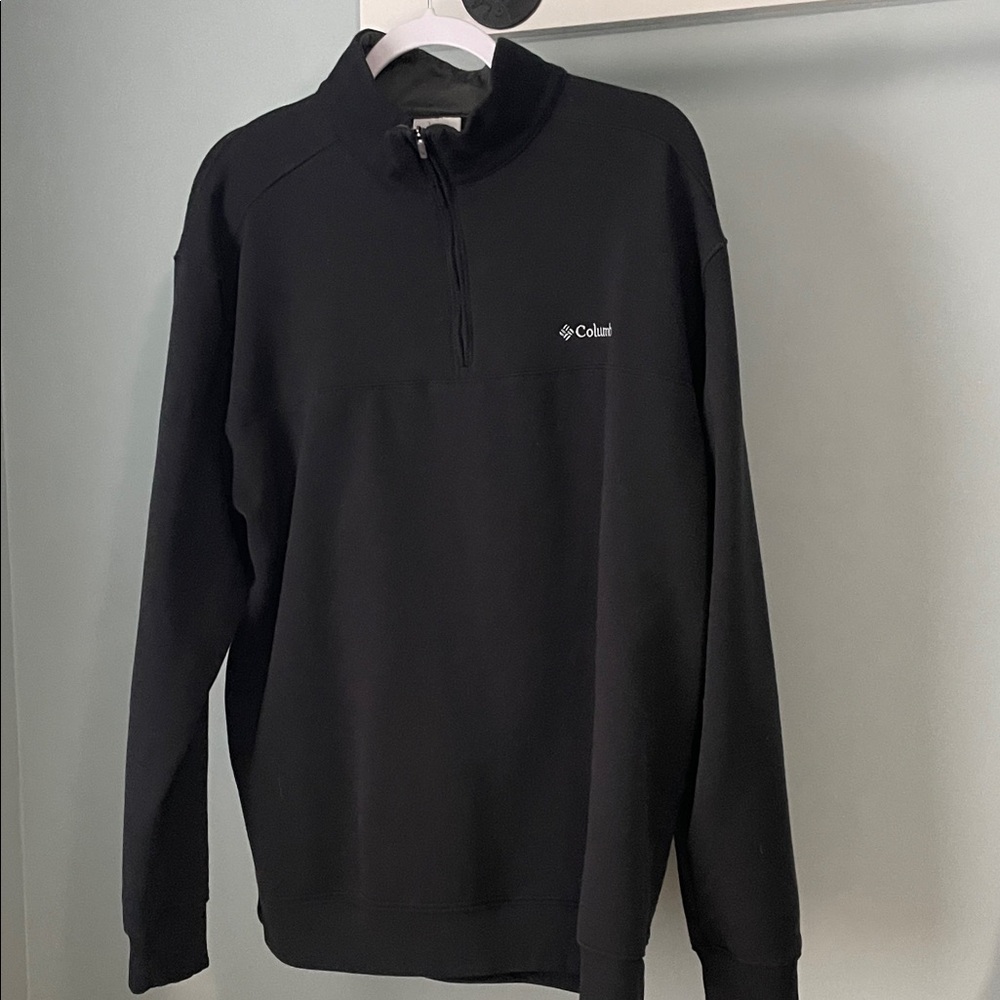 Columbia Men's Zip-Up Black Sweater
